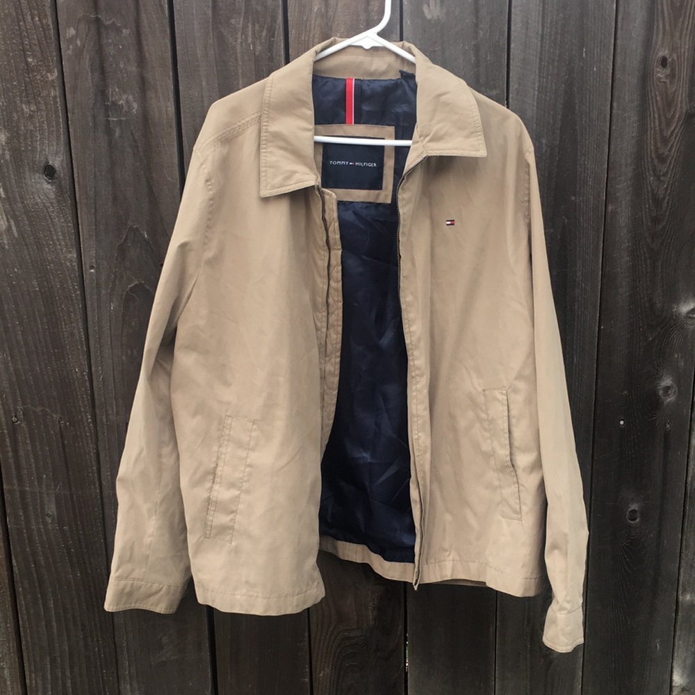 Tommy Hilfiger tan jacket size L